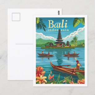 Bezienswaardigheden Bali Indonesia  Famous Travel  Briefkaart