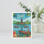 Bezienswaardigheden Bali Indonesia  Famous Travel  Briefkaart (Staand voorkant)