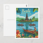 Bezienswaardigheden Bali Indonesia  Famous Travel  Briefkaart (Voorkant / Achterkant)
