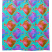 Bezienswaardigheden in de Tropical Rock Pools Douchegordijn (Voorkant)