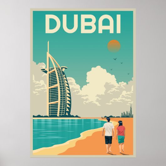 Bezienswaardigheden in Dubai Poster (Voorkant)