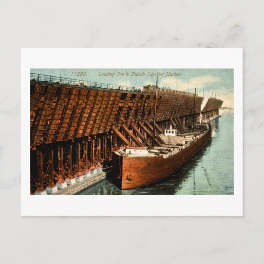 Bezienswaardigheden in Duluth-Superior Harbour Feestdagenkaart (Voorkant)