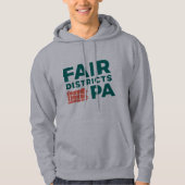 Bezienswaardigheden in Fair Districts PA Hoodie (Voorkant)