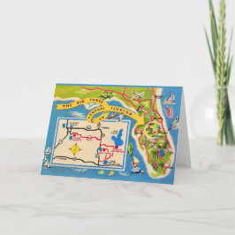  bezienswaardigheden in Florida Kaart Kaart