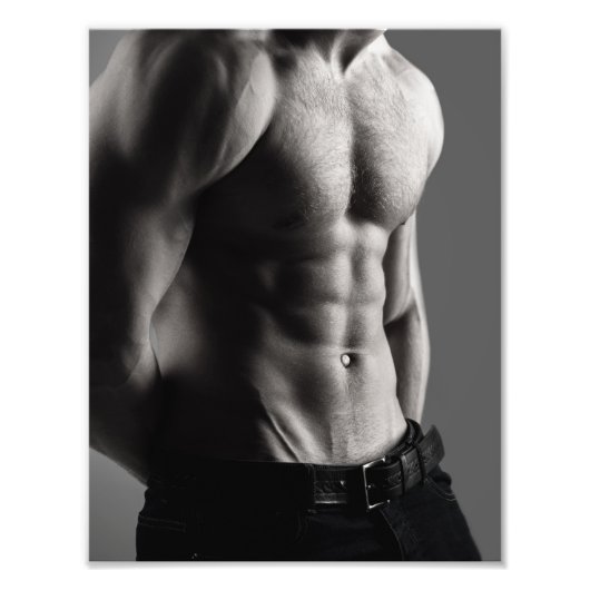 Bezienswaardigheden in Grey Hot Guy Poster (Voorkant)