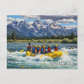 Bezienswaardigheden in Jackson Hole Wyoming Briefkaart (Voorkant)