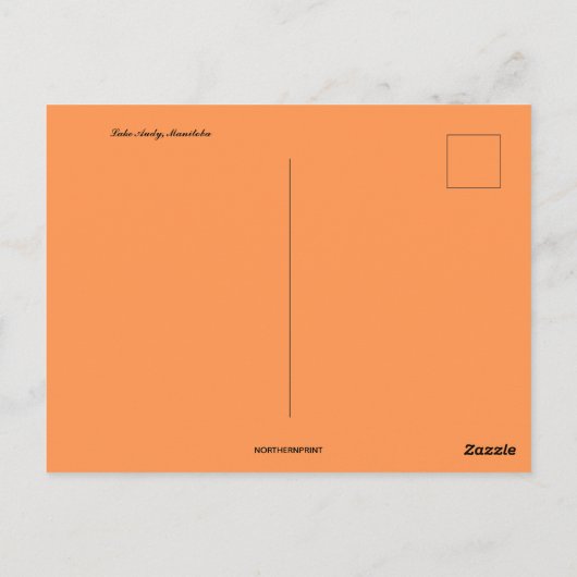 Bezienswaardigheden in Lake Audy Manitoba Briefkaart (Achterkant)