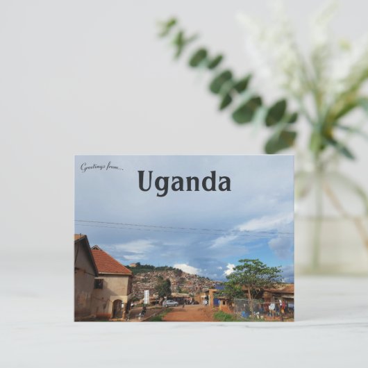 Bezienswaardigheden in Mutungo Uganda Briefkaart (Staand voorkant)