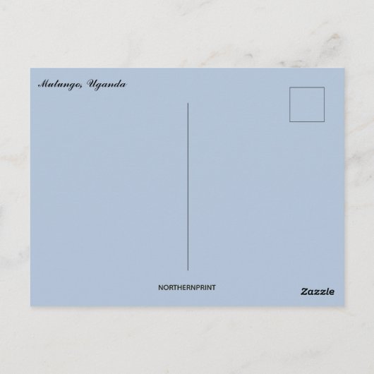 Bezienswaardigheden in Mutungo Uganda Briefkaart (Achterkant)