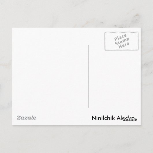 Bezienswaardigheden in Ninilchik Briefkaart (Achterkant)