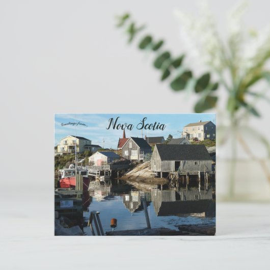 Bezienswaardigheden in Nova Scotia Briefkaart (Staand voorkant)