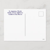 Bezienswaardigheden in St. Augustine, Florida Feestdagenkaart (Achterkant)