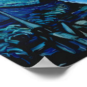 Bezienswaardigheden in Starry Sky Oil Style Wall A Poster (Hoek)