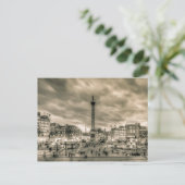 Bezienswaardigheden in Trafalgar Square, Londen Briefkaart (Staand voorkant)