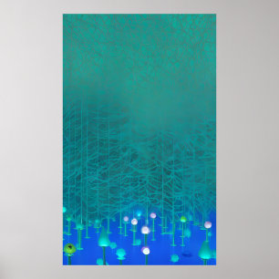 Bezienswaardigheden in Woodlands Bright Poster