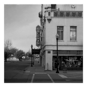 Bezienswaardigheden langs Route 66 Coleman Theater Perfect Poster