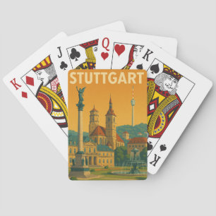  bezienswaardigheden Stuttgart Duitsland Pokerkaarten