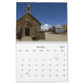 Bezienswaardigheden van Bodie, CA 2014 Kalender (Jan 2027)
