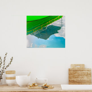 Bezienswaardigheden van een Maltese boot in Sliema Poster