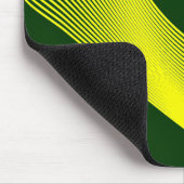 Bézier Curves - Geel op Donkergroen 003300 Muismat (Hoek)