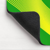 Bézier Curves - Geel op Grass Green 009900 Muismat (Hoek)