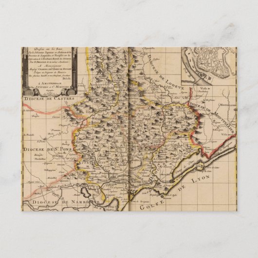 Beziers France Briefkaart (Voorkant)