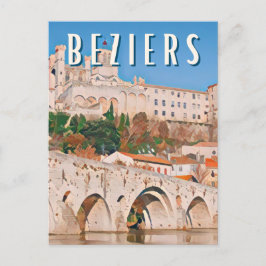 Béziers Photo Vintage Briefkaart