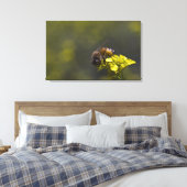 Bezig als bijen canvas afdruk (Insitu (Slaapkamer))