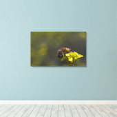 Bezig als bijen canvas afdruk (Insitu (Houten vloer))