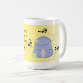 Bezig als bijen koffiemok (Voorkant rechts)