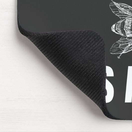 Bezig als bijen muismat (Hoek)