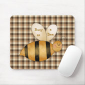 Bezig als een Bee Fun Mousepad Muismat (Met muis)