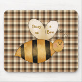 Bezig als een Bee Fun Mousepad Muismat (Voorkant)