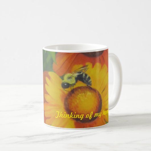 "Bezig bij" Mok (Voorkant rechts)