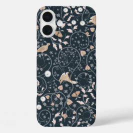 Bezig Heggendiepblauw telefoonhoesje iPhone 16 Plus Hoesje