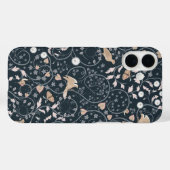 Bezig Heggendiepblauw telefoonhoesje Case-Mate iPhone Case (Achterkant (horizontaal))