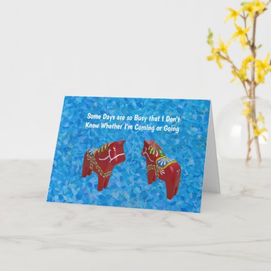 Bezig, hoe gaat het? kaart (Gele Bloem)