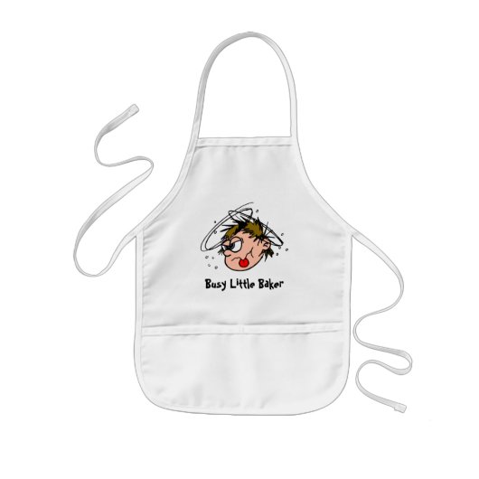 Bezig Little Baker Kinderen Schort (Voorkant)