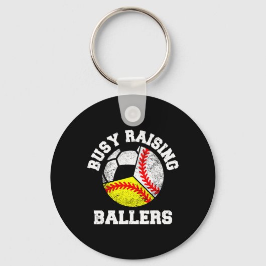 Bezig Llers Opvoeden Funny Sell Softll Voetbalmoed Sleutelhanger (Voorkant)