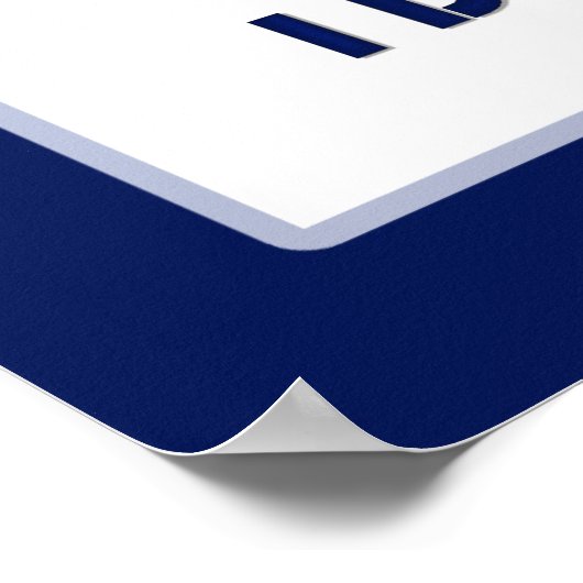 Bezig Man - Ingang van de Kantoor Poster (Hoek)