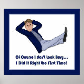 Bezig Man - Ingang van de Kantoor Poster (Voorkant)