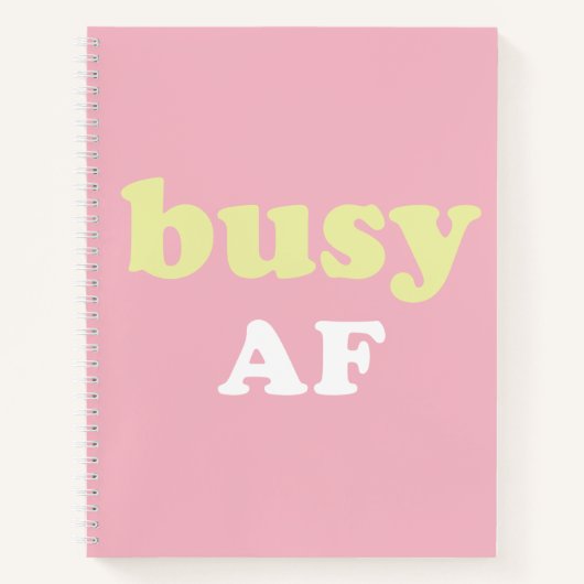Bezig met AF-laptop Notitieboek (Voorkant)