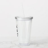 Bezig met afspelen | Modern minimalistische vetlaa Acryl Drinkbeker (Links)