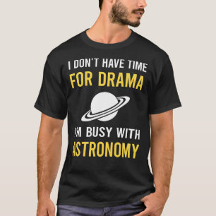 Bezig met astronomie t-shirt