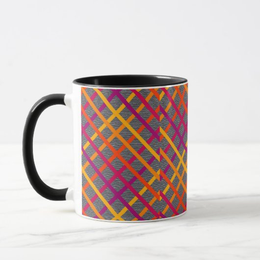 Bezig met Bright Stripes Mok (Links)