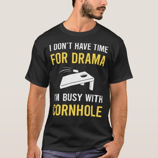 Bezig met Cornhole T-shirt (Voorkant)