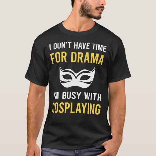 Bezig met cosplay cosplay t-shirt (Voorkant)