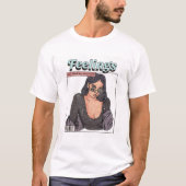 Bezig met denken over meisjes t-shirt (Voorkant)