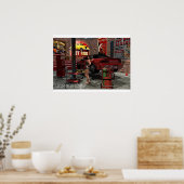 Bezig met Garage Pinup Poster (Keuken)