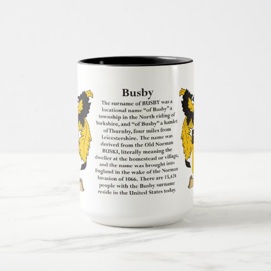 Bezig met gezinskolf van wapens mok (Midden)